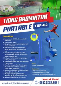 tiang badminton portable tbp-02