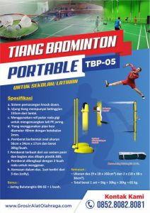 tiang badminton portable tbp-05