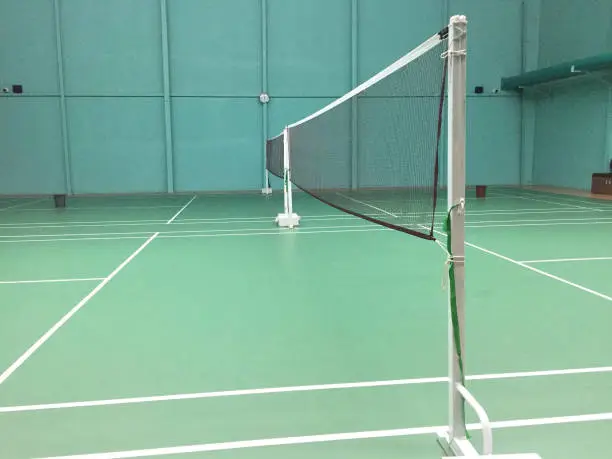 desain lapangan badminton indoor